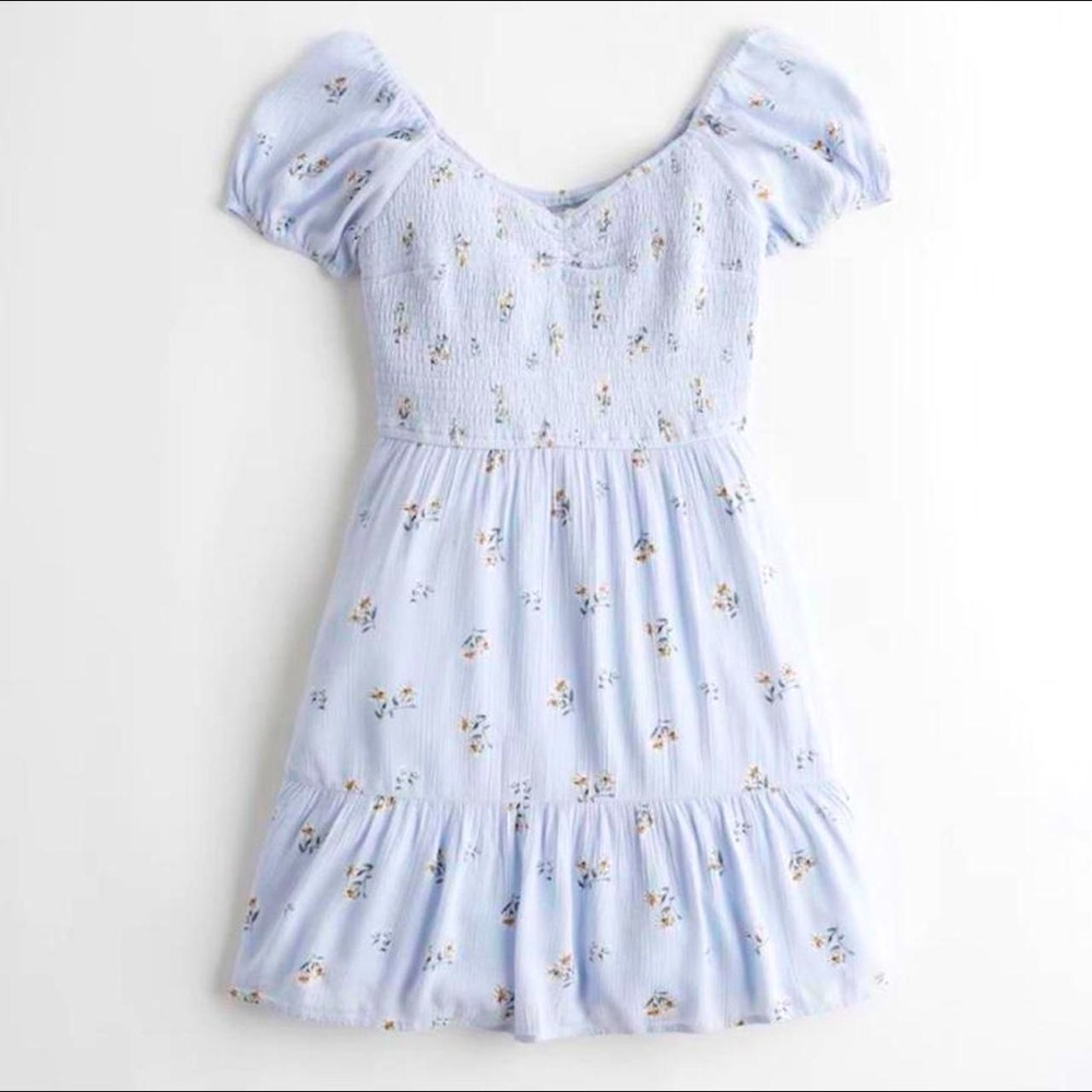Blue Floral Dress